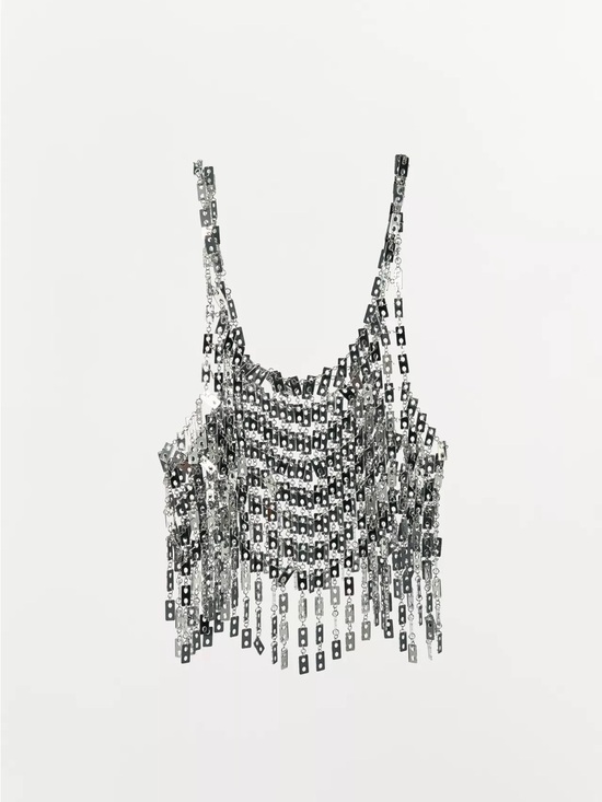 Zara Tops - Zara Mirror Metal top